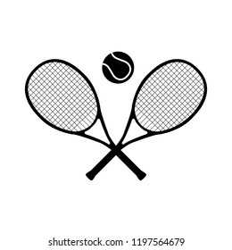 Tennis icon, logo on white background