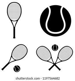 Tennis icon, logo on white background