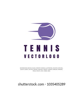 tennis icon. racket, vector sport game logo. Tennis ball