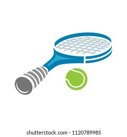 tennis icon. racket, vector sport game. Tennis ball - fitness, activity vector design