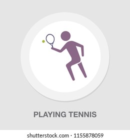 tennis icon. racket, vector sport game. Tennis ball - fitness, activity vector design