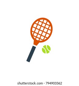 tennis icon - sports equipment - play game