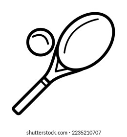 Tennis icon in trendy  vector design illustration 