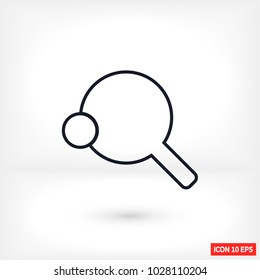 tennis icon vector