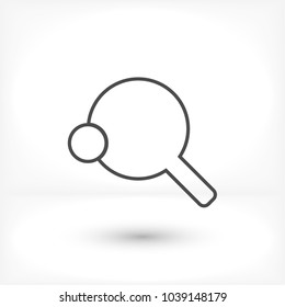 tennis icon vector
