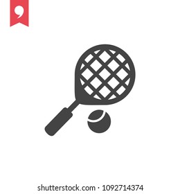 tennis icon vector