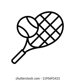 Tennis icon vector
