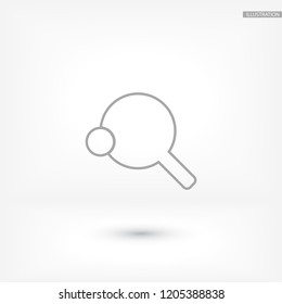 tennis icon vector