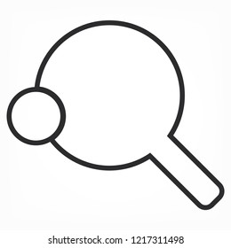 tennis icon vector