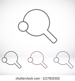 tennis icon vector