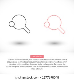 tennis icon vector