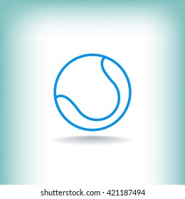 Tennis icon vector