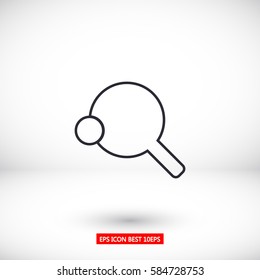 tennis icon vector
