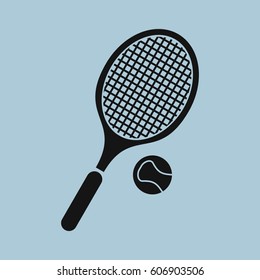 tennis icon vector