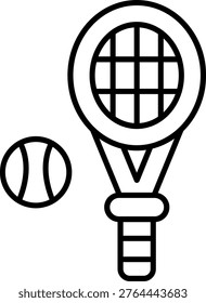 Tennis Icon Vector Element line icon design vector icons