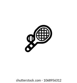 Tennis icon. Vector tennis illustration