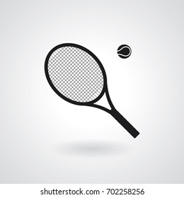 Tennis icon. Vector illustration