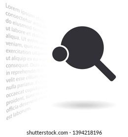 tennis icon vector . Lorem Ipsum Illustration design