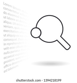 tennis icon vector . Lorem Ipsum Illustration design