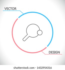 tennis icon vector . Lorem Ipsum Illustration design