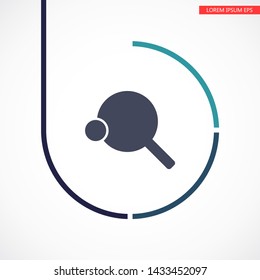 tennis icon vector . Lorem Ipsum Illustration design