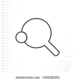 tennis icon vector . Lorem Ipsum Illustration design