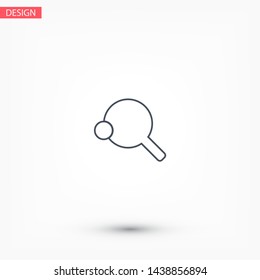 tennis icon vector . Lorem Ipsum Illustration design