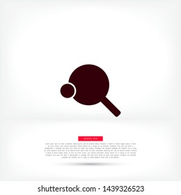 tennis icon vector . Lorem Ipsum Illustration design