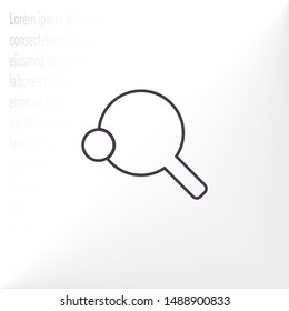 tennis icon vector . Lorem Ipsum Illustration design