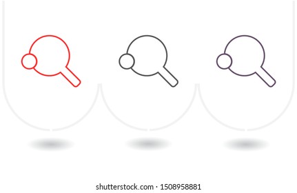 tennis icon vector . Lorem Ipsum Illustration design