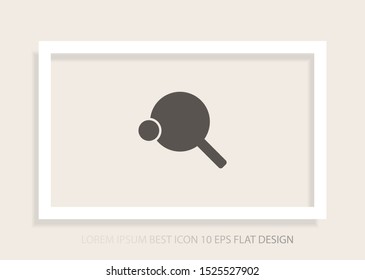 tennis icon vector . Lorem Ipsum Illustration design