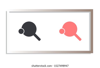 tennis icon vector . Lorem Ipsum Illustration design