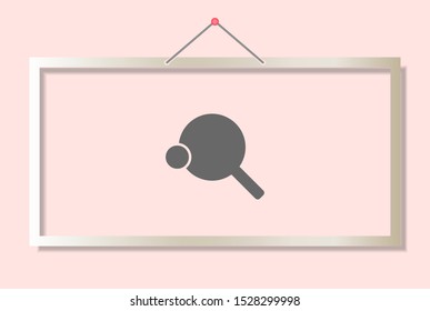 tennis icon vector . Lorem Ipsum Illustration design
