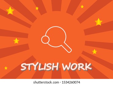 tennis icon vector . Lorem Ipsum Illustration design