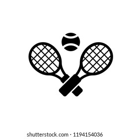 Tennis icon vector sign symbol for design.