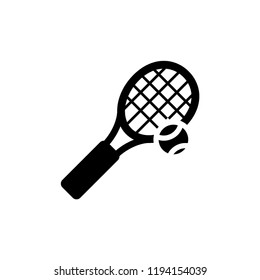 Tennis icon vector sign symbol for design.