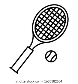 Tennis icon vector sign and symbols