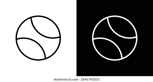 Tennis icon vector simple element illustration editable