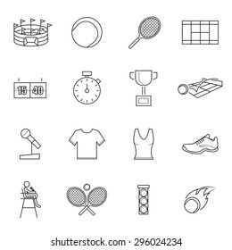 Tennis Icons,vector 