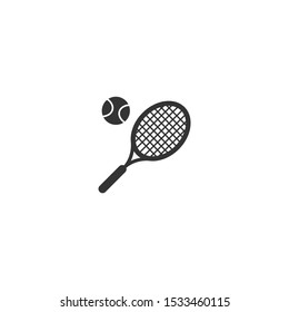 Tennis icon,vector on a white background