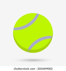 Tennis isolated object. Vector illustration.