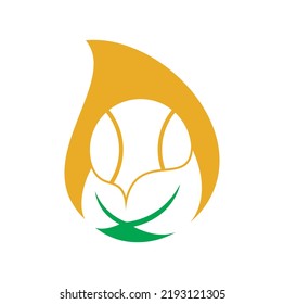 Tennisblattform Konzept Vektorlogo Design. Spiel- und Ökosymbol oder Symbol.