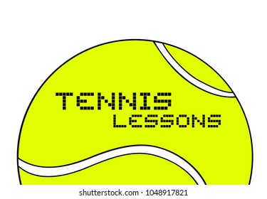 tennis lessons message