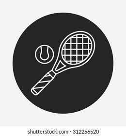 tennis line icon
