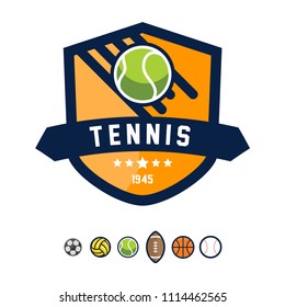 Tennis Logo, American Logo Sport
