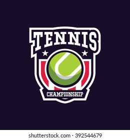 Tennis Logo, American Logo Sport