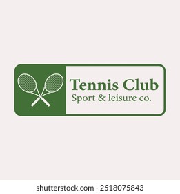 tennis logo, tennis club, sport ball