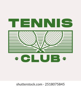 Logo de tenis, club de tenis, pelota deportiva