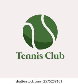 tennis logo, tennis club, sport ball