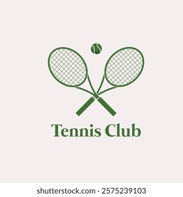 tennis logo, tennis club, sport ball